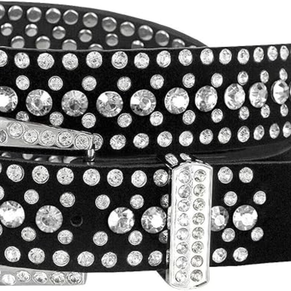 Rhinestone Western Cowgirl Belt - Picture 2 of 12